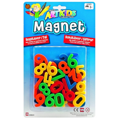 40 MAGNET TAL 0-9 ARTKIDS 32904