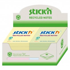 STICK NOTES RECYCLED GUL