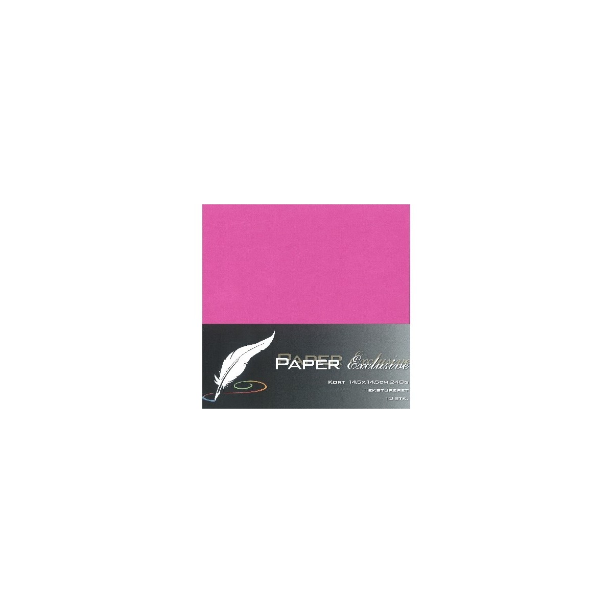 KORT 14 5 X 14 5 PINK 10 STK