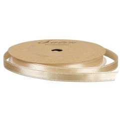 Ensfarvet bånd på rulle til kort, dekoration, gaveindpakning m.m.