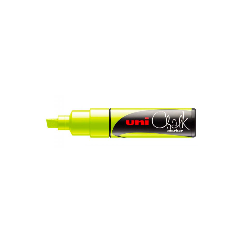 FLUO YELLOW UNI CHALK MARKER PWE-8