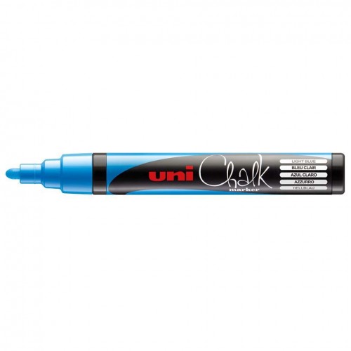 UNI CHALK MARKER BLUE