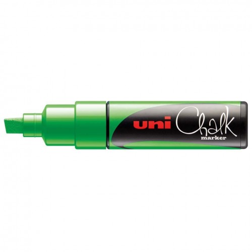 UNI CHALK MARKER 8 MM GRØN