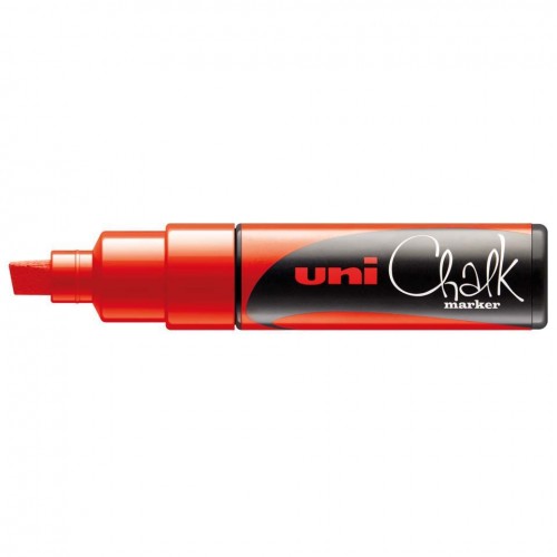 UNI CHALK MARKER 8 MM RØD