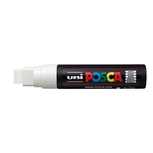 UNI POSCA MARKER PC 17K 15 MM HVID