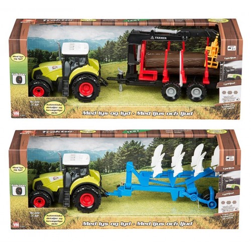 BULL TRAKTOR MED LYS OG LYD 41857
