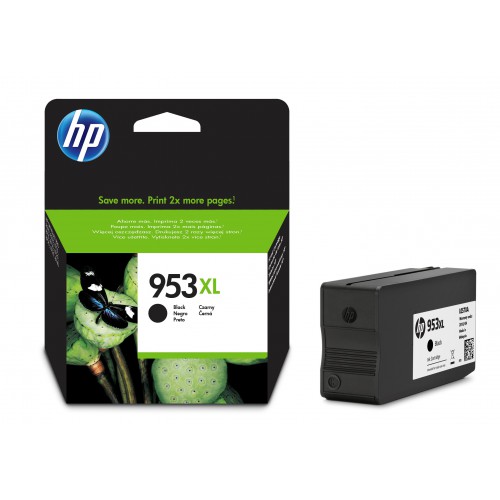 HP 953 XL SORT FARVE ORIGINAL