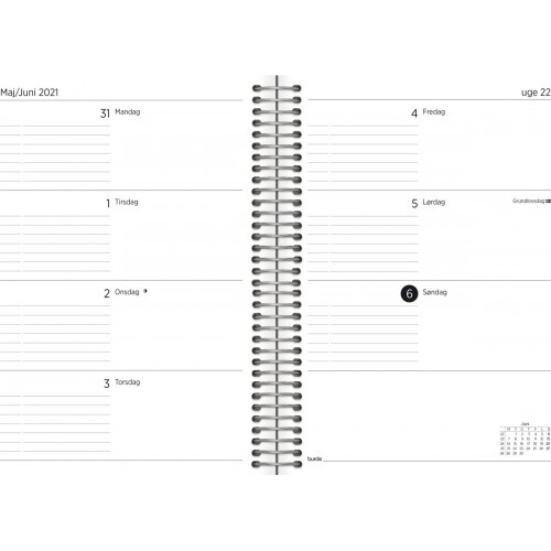 ORGANIZER OG NOTES KALENDER