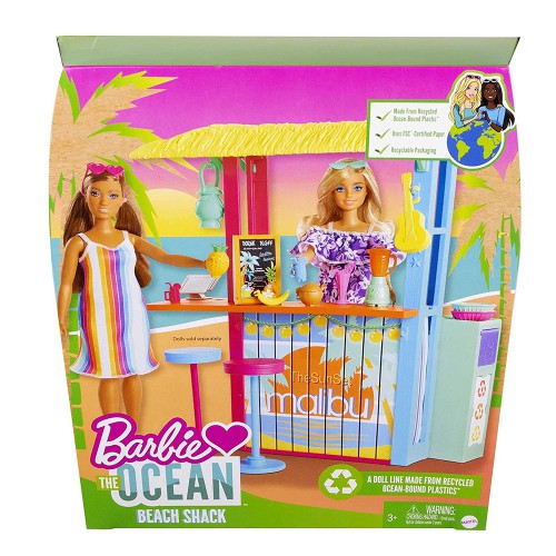 BARBIE THE OCEAN BEACH SHACH PLAYSE