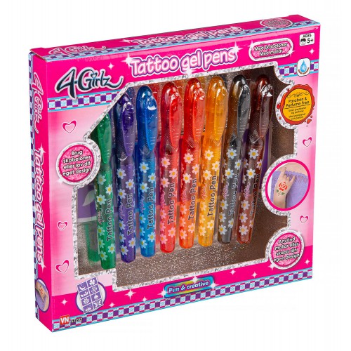 TATTOO GEL PENS INKL. TATTOO ARK