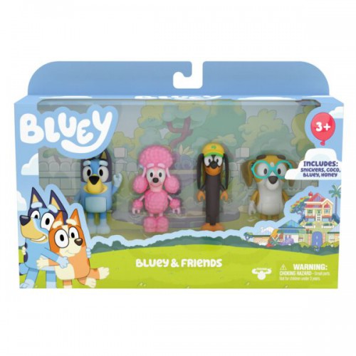 BLUEY 4 FIGURER VENNER