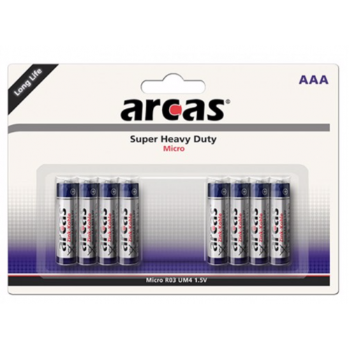 ARCAS AAA BATTERIER 8 STK