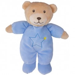 BAMSE I BLÅ NATDRAGT 20CM...