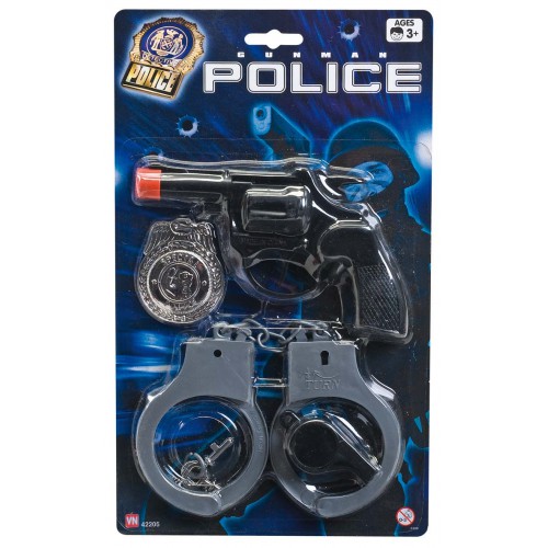 POLITISÆT M HÅNDJERN & PISTOL 42205