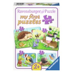 PUSLESPIL 4 STK 2+ ÅR HAVENS INDBYGGERE