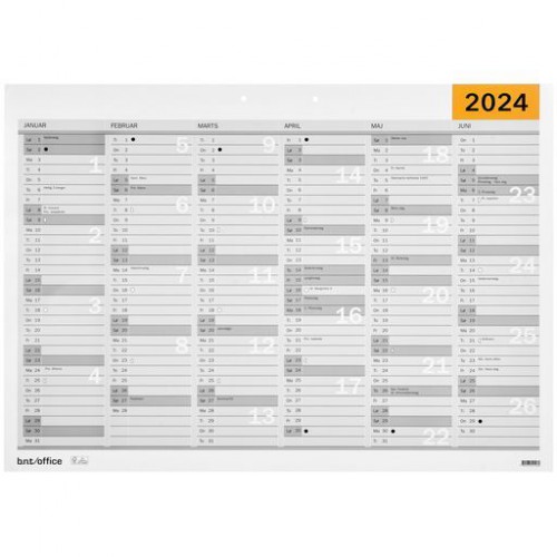 VÆGKALENDER A5 2024