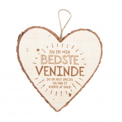 VENINDE TRÆHJERTE