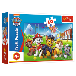 PAW PATROL 60 BRIK PUSLESPIL 17375