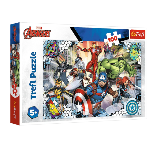 AVENGERS 100 BRIK PUSLESPIL 16454