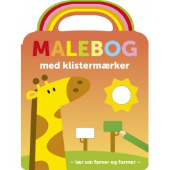 MALEBOG MED KLISTERMÆRKER: GIRAF