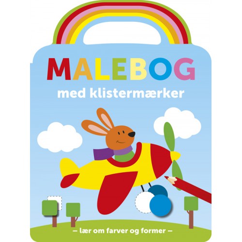 MALEBOG MED KLISTERMÆRKER: FLYVER