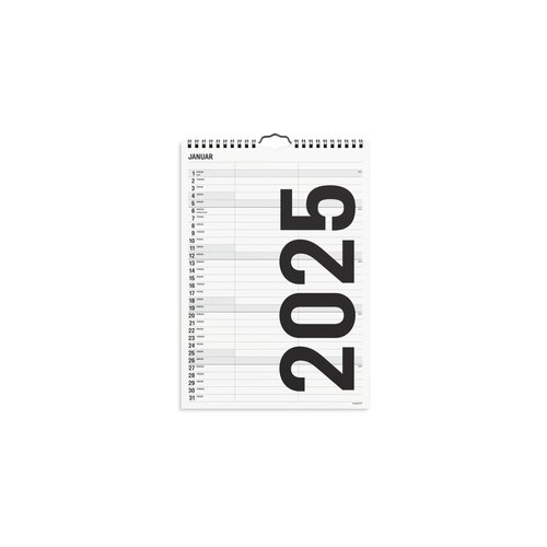 FAMILIEKALENDER SORT/HVID 25066510