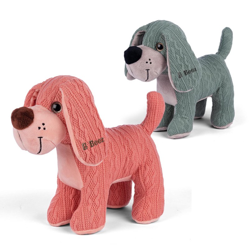 B BEEZ KNITTED HUND 25CM 55315