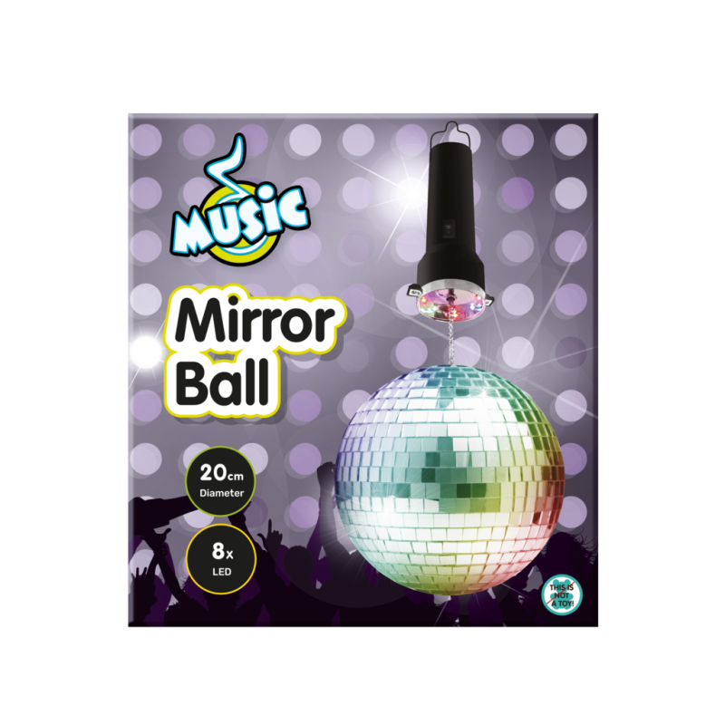 DISCOKUGLE 20 CM MUSIC 501133