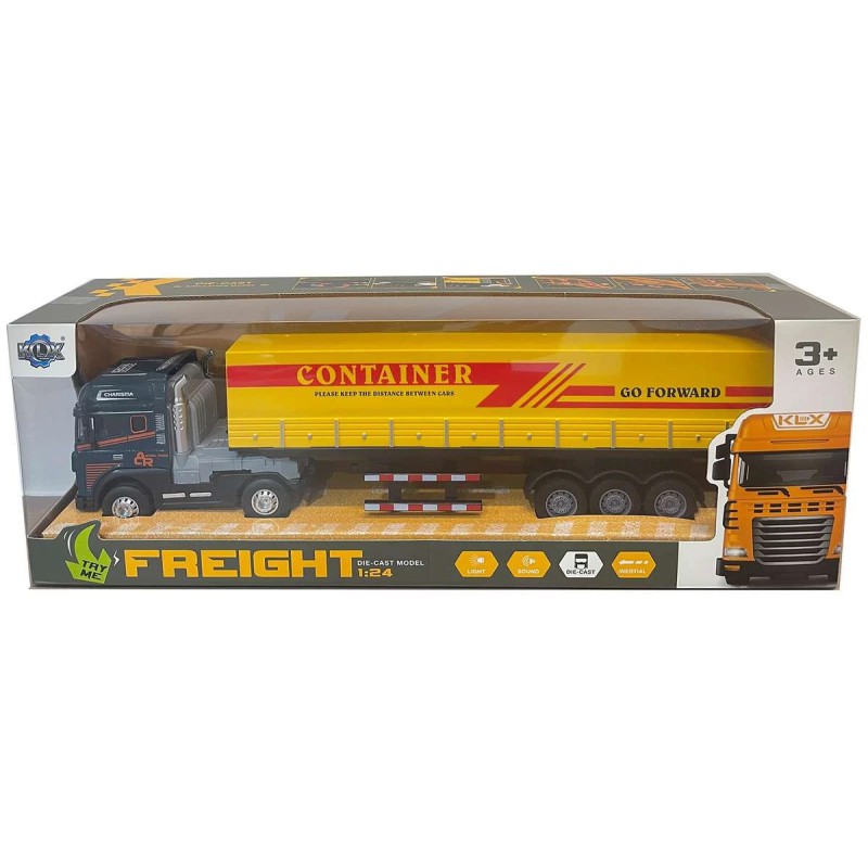 DIE-CAST LASTBIL M CONTAINERTRAILER