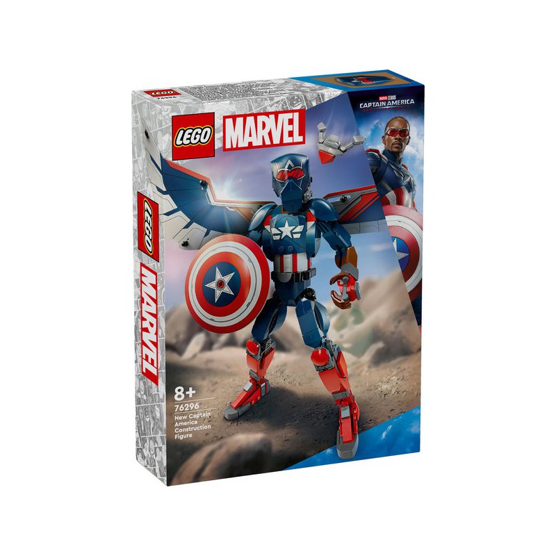 76296 BYG SELV FIGUR CAPTAIN AMERICA