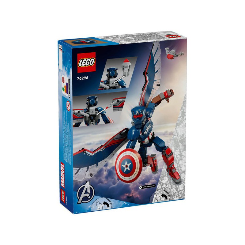 76296 BYG SELV FIGUR CAPTAIN AMERICA