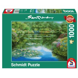 Puzzle - Sam Park: Water Lily Pond (1000 pieces)