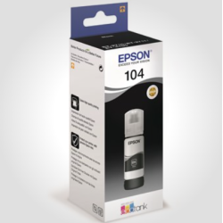 EPSON 104 BLÆKREFILL SORT