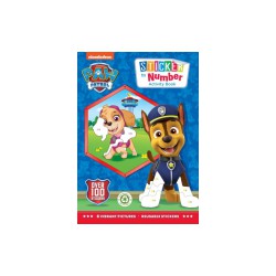 PAW PATROL Sticker by Number Book