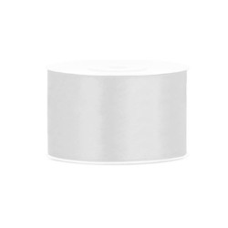 SATINBÅND 50MM/25M SØLV