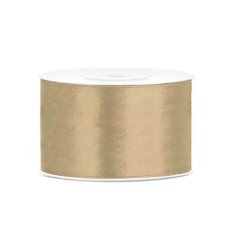 SATINBÅND 50MM/25M GULD