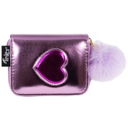 PUNG ROSA M/ROSA HJERTE TINKA WALLET