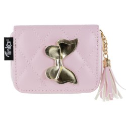 PUNG ROSA M/SLØJFE TINKA WALLET