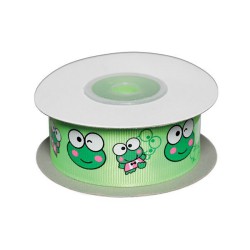 DEKOBÅND LIME M/FRØER