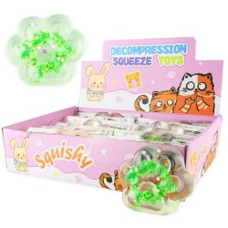 SQUISHY KATTEPOTE, GENNEMSIGTIG M GLIMMER