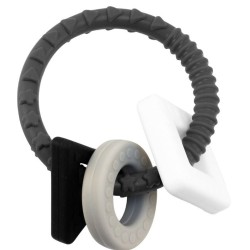 MAGNI BIDERING I SILIKONE, GRÅ OG SORT