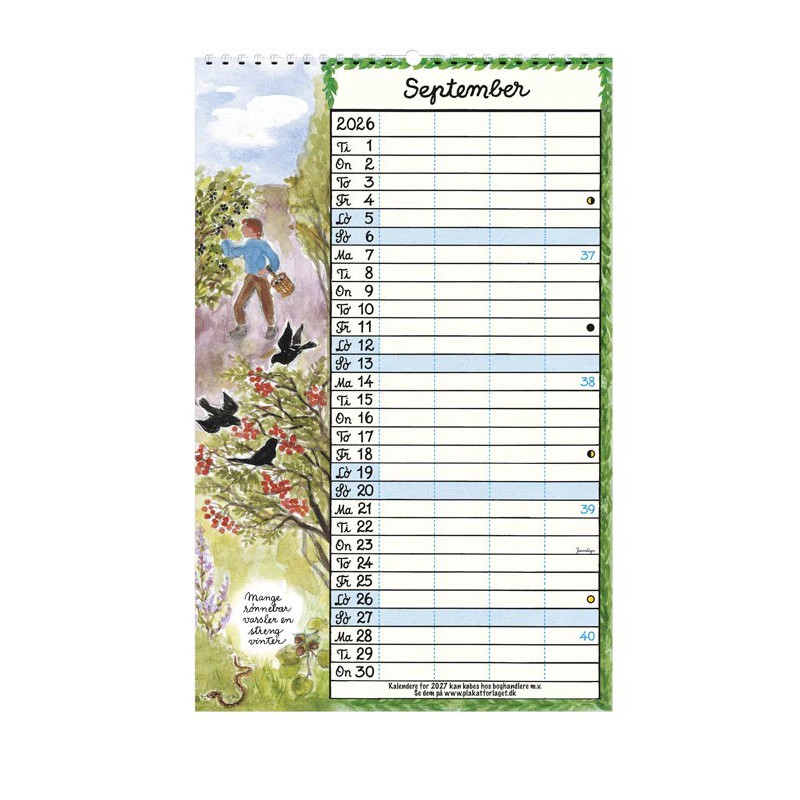 Lille familiekalender 2026 hvem, hvad & hvornår