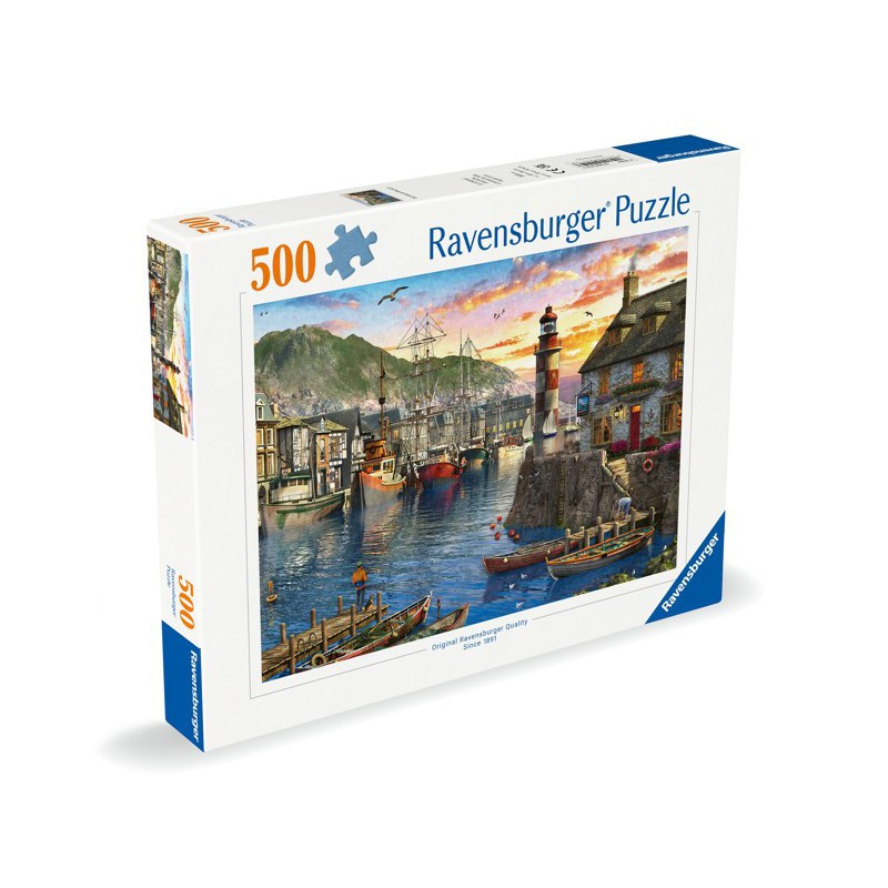 500 BRIKS RAVENSBRUGER SOLOPGANG I HAVNEN 12000212