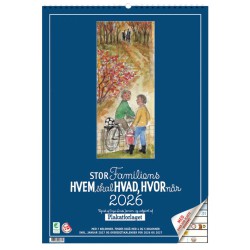 Stor familekalender 2026 hvem, hvad & hvor