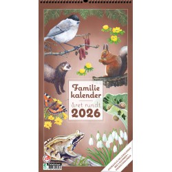 Familiekalender 2026 - Året rundt i naturen