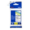 BROTHER TZe TAPE 12MMx8M SORT/HVID