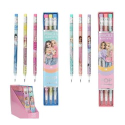 TOPModel Skub-op Blyanter m/viskelæder 0412868