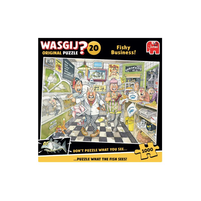 WASGIJ ORIGINAL 20 - FISHY BUSINESS 1000 BRIKKER WASGIJ ORIGINAL 20 - FISHY BUSINESS 1000 BRIKKER