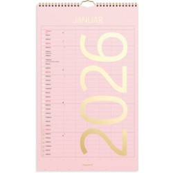 FAMILIEKALENDER COLOR STOR 2026
