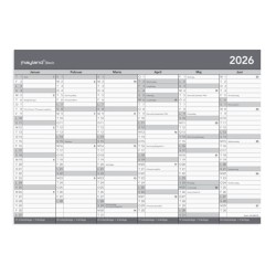 BASIC KONTORKALENDER A4 2026